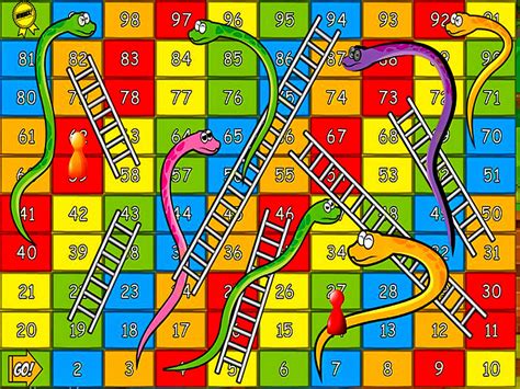 How to Play the Board Game Snakes and Ladders .